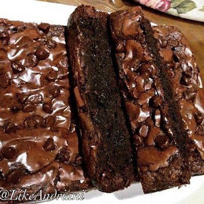 Resep Brownies - Brownies Shiny Crust [[ Dark Choco ]]