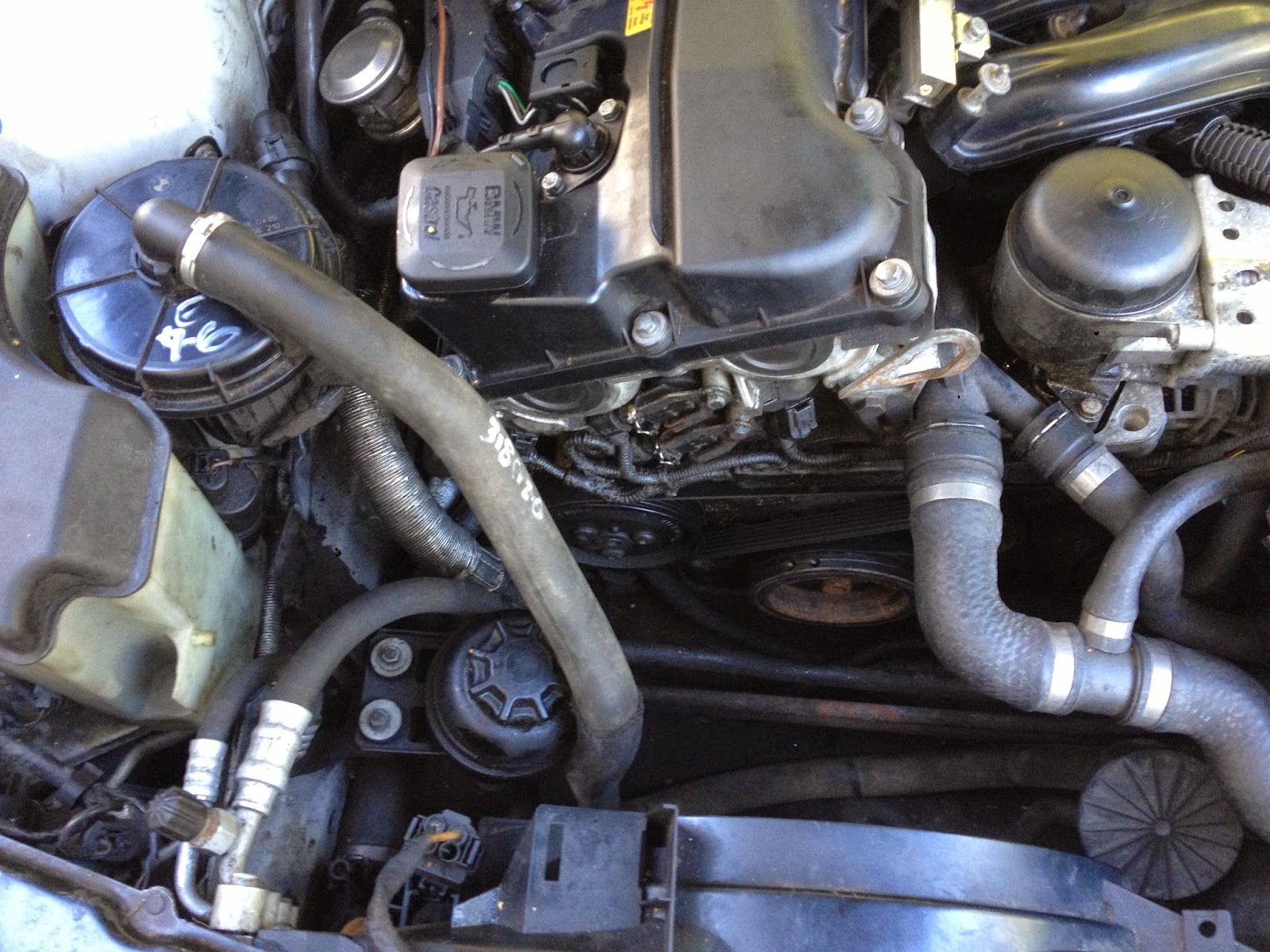 Beemer Lab: E46: New secondary air-pump - one last bash...