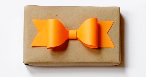 how to make a paper bow how about orange