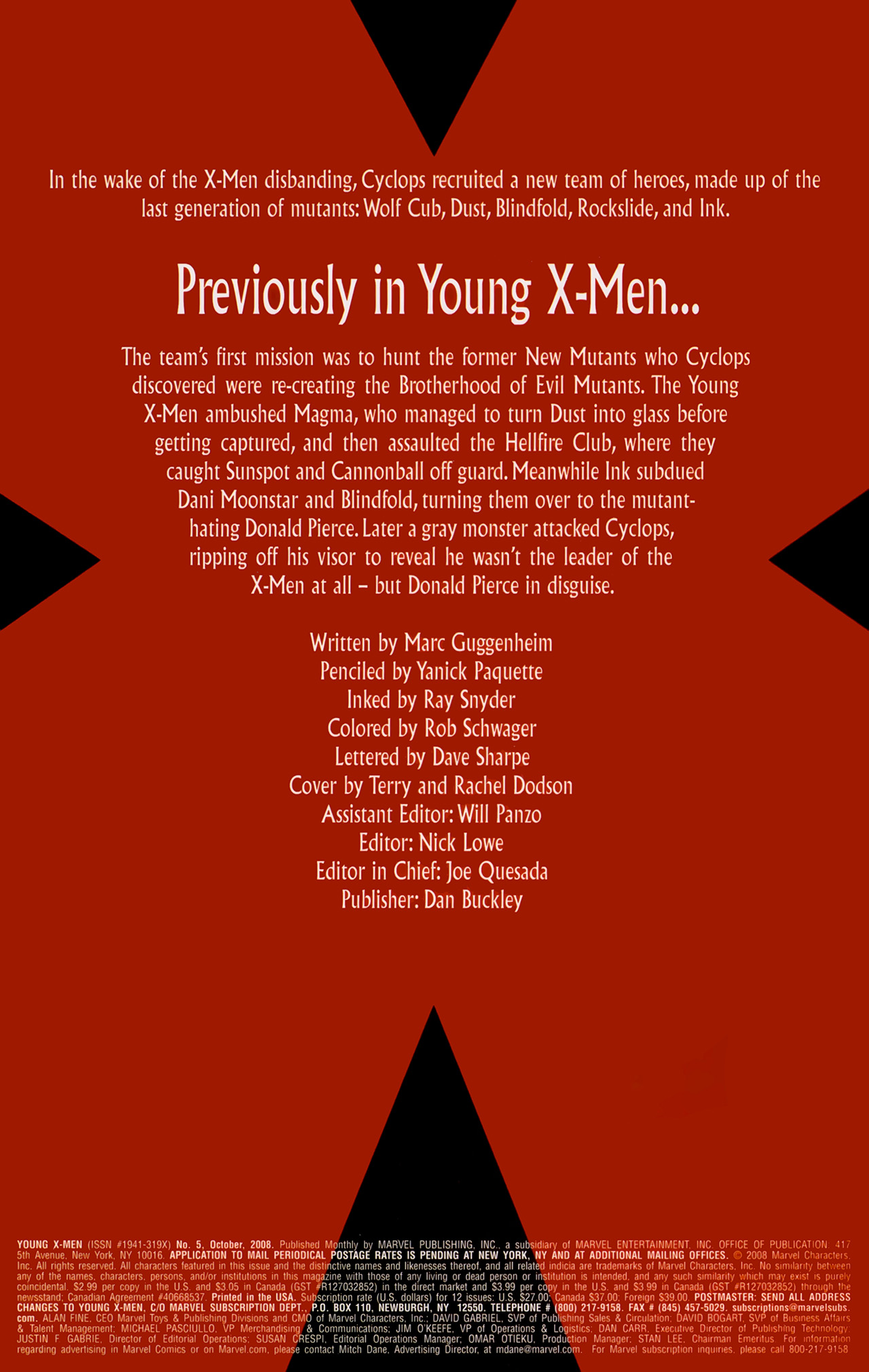 Read online Young X-Men comic -  Issue #5 - 2