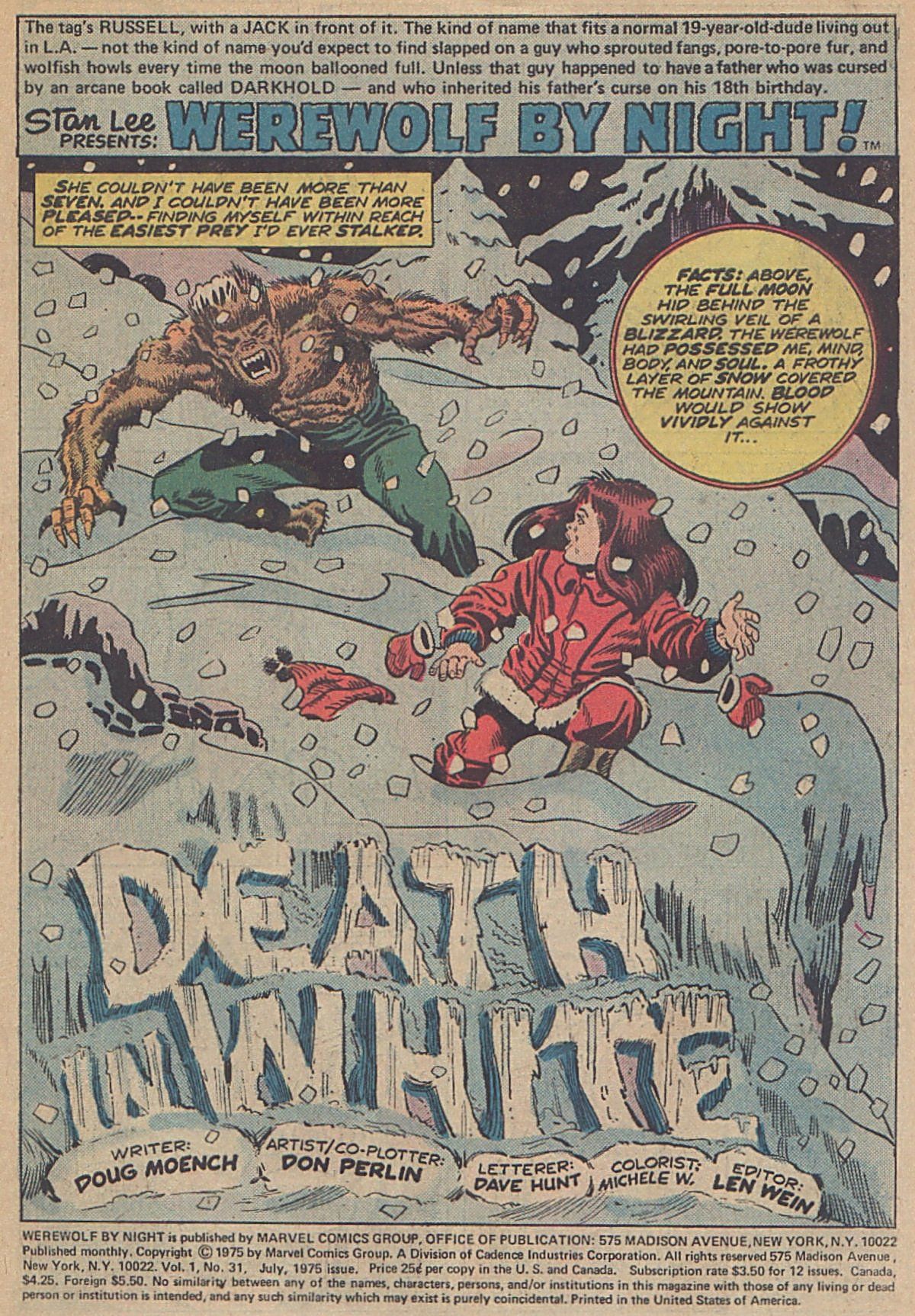 Read online Werewolf by Night (1972) comic -  Issue #31 - 2