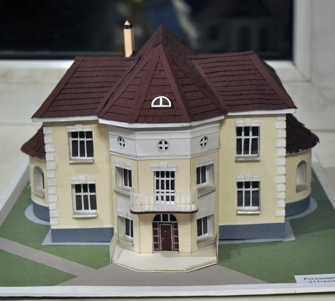 Макет коттеджа