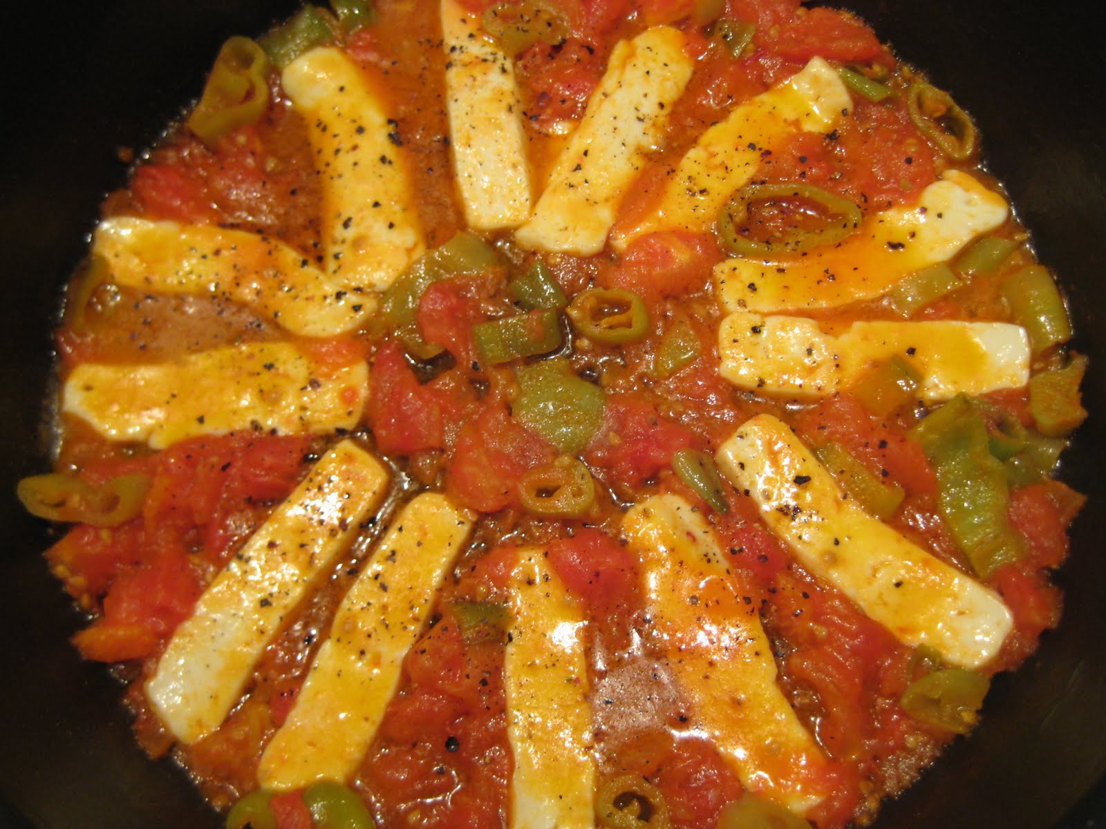 Hellim Peynirli Menemen Hellim Peynirli Menemen