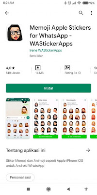 How to Send Memoji Sticker on Whatsapp Android Like Iphone 1