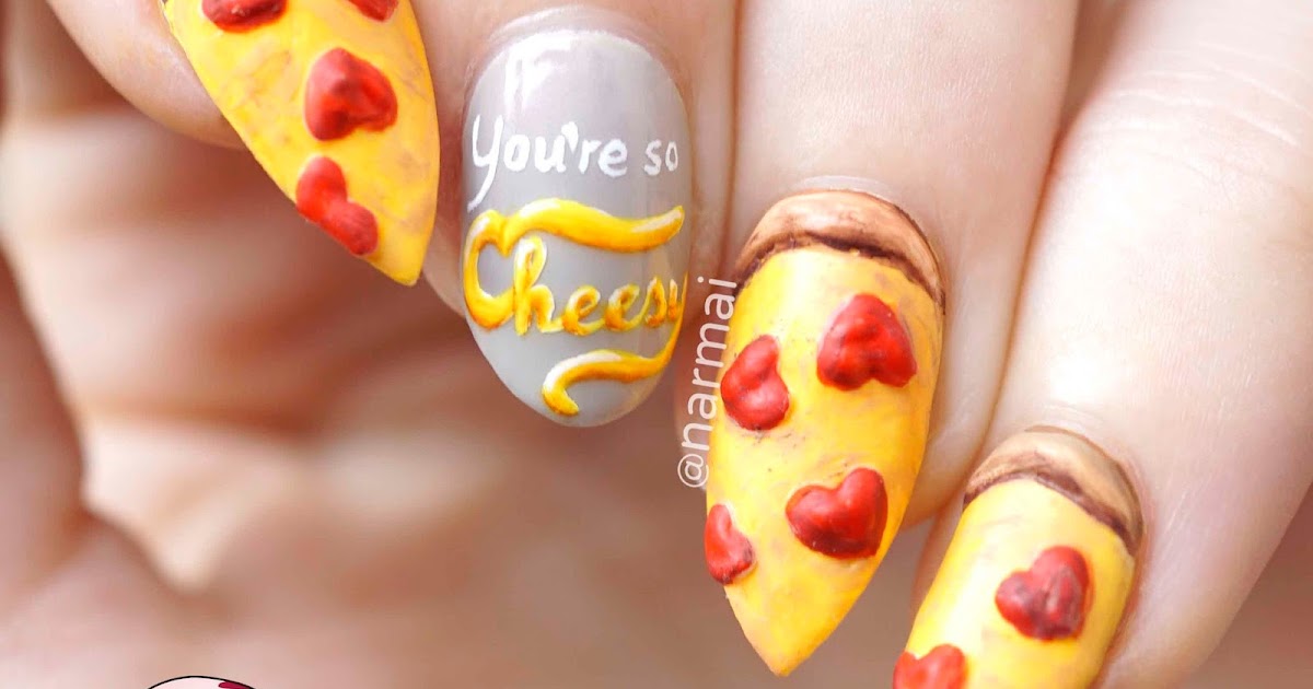 1. Pizza Nail Art - wide 8