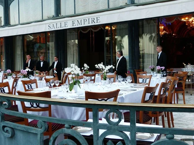 A café in Monaco