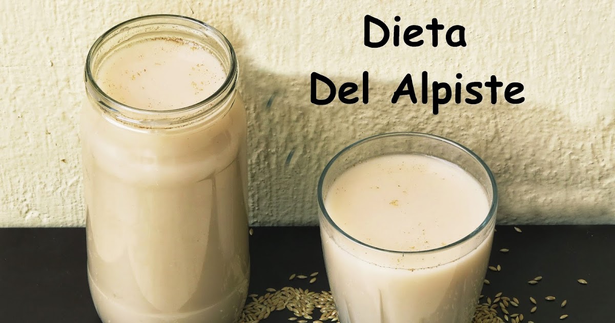 DIETA DEL ALPISTE QUEMA CALORIAS
