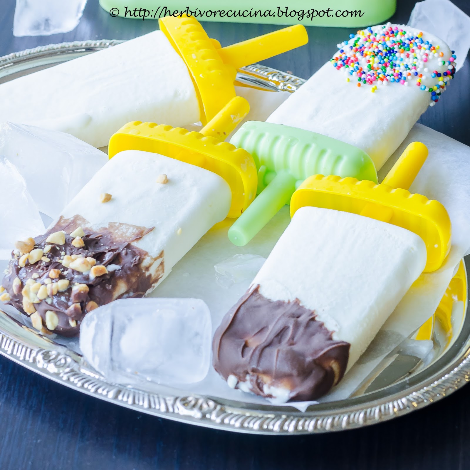 Herbivore Cucina Vanilla Popsicles