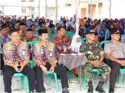 DANRAMIL 13/SUKODONO HADIRI DAN MELAKSANAKAN HALAL BIHALAL KELUARGA BESAR KORPRI, PEMERINTAH DESA,TP  PKK DHARMA WANITA SE KEC. SUKODONO