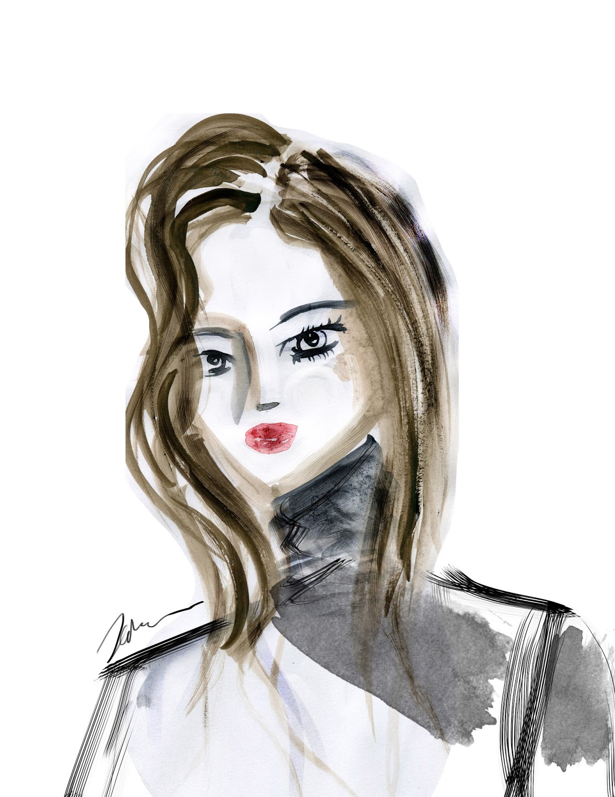 Beauty Illustration - TALIA ZOREF | FASHION ARTIST