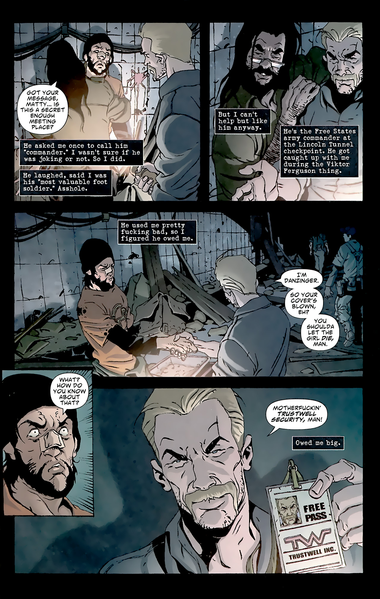 Read online DMZ (2006) comic -  Issue #16 - 14