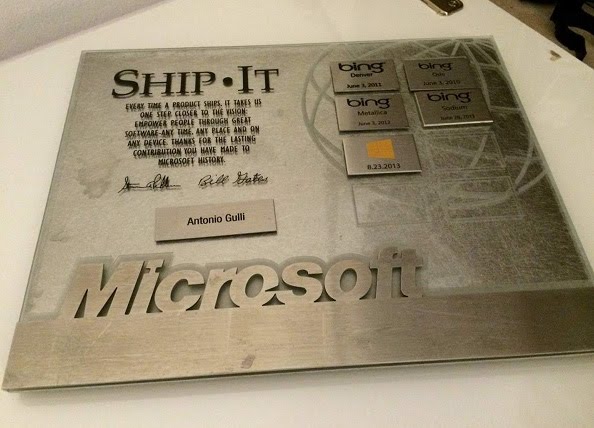 Antonio Gulli My Shipit Microsoft