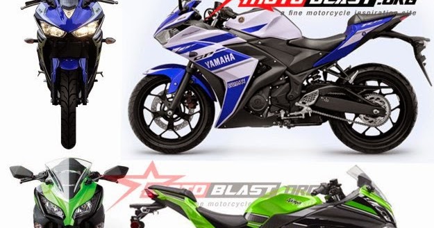 Full Compare Head To Head Yamaha R25 Vs Kawasaki Ninja 250r Ymha R15