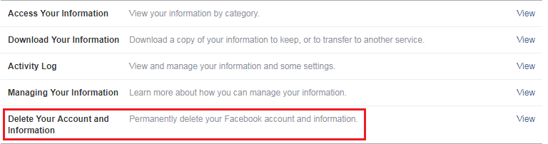 menghapus akun facebook akan menghapus seluruh data lamamu di facebook