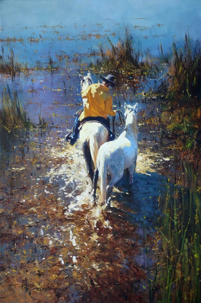 Robert Hagan 1947 | Australian Impressionist painter | Western painting