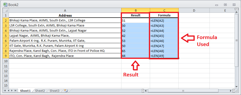 Excel Tips in MS Excel