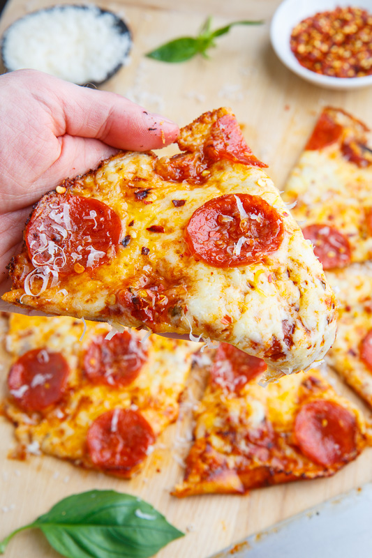 Crispy Tortilla Skillet Pizza Recipe on Closet Cooking