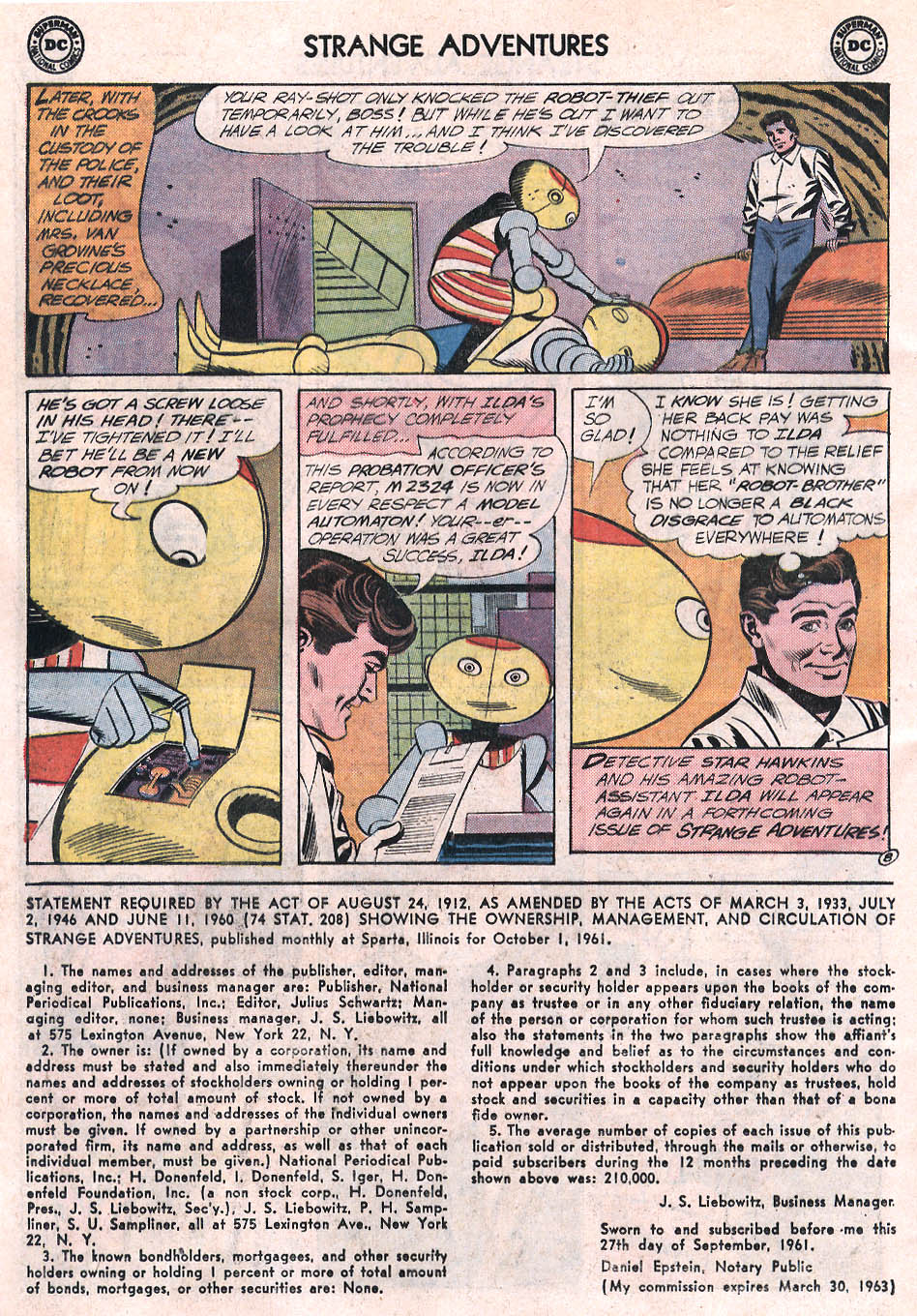 Read online Strange Adventures (1950) comic -  Issue #137 - 32