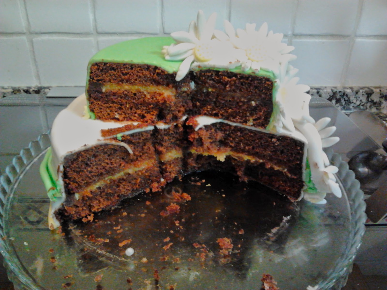 tarta fondant-mermelada naranja