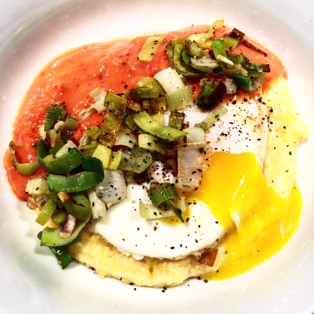 The Chubby Vegetarian Cheddar Cheese Grits