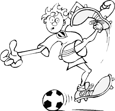 soccer sports coloring pages