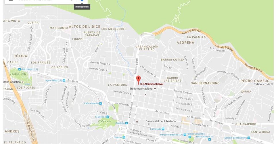 U.E.N Simón Bolívar CONTACTOS