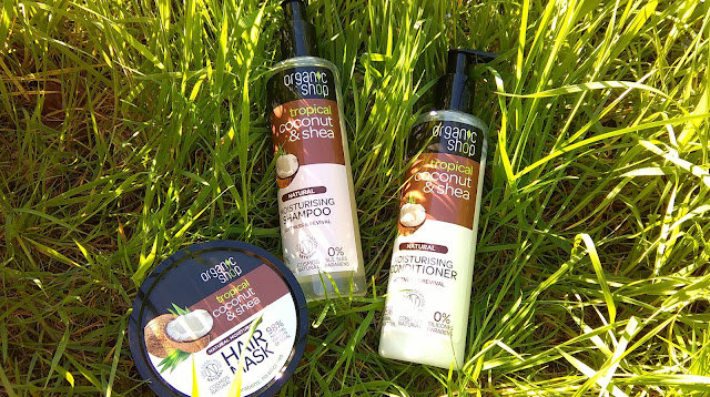 Organic Shop Coconut and Shea haircare range