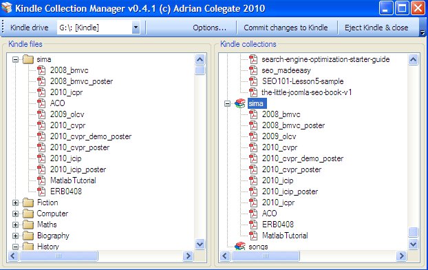 Cybertronic Devil: Manage kindle collections via computer (Tutorial)