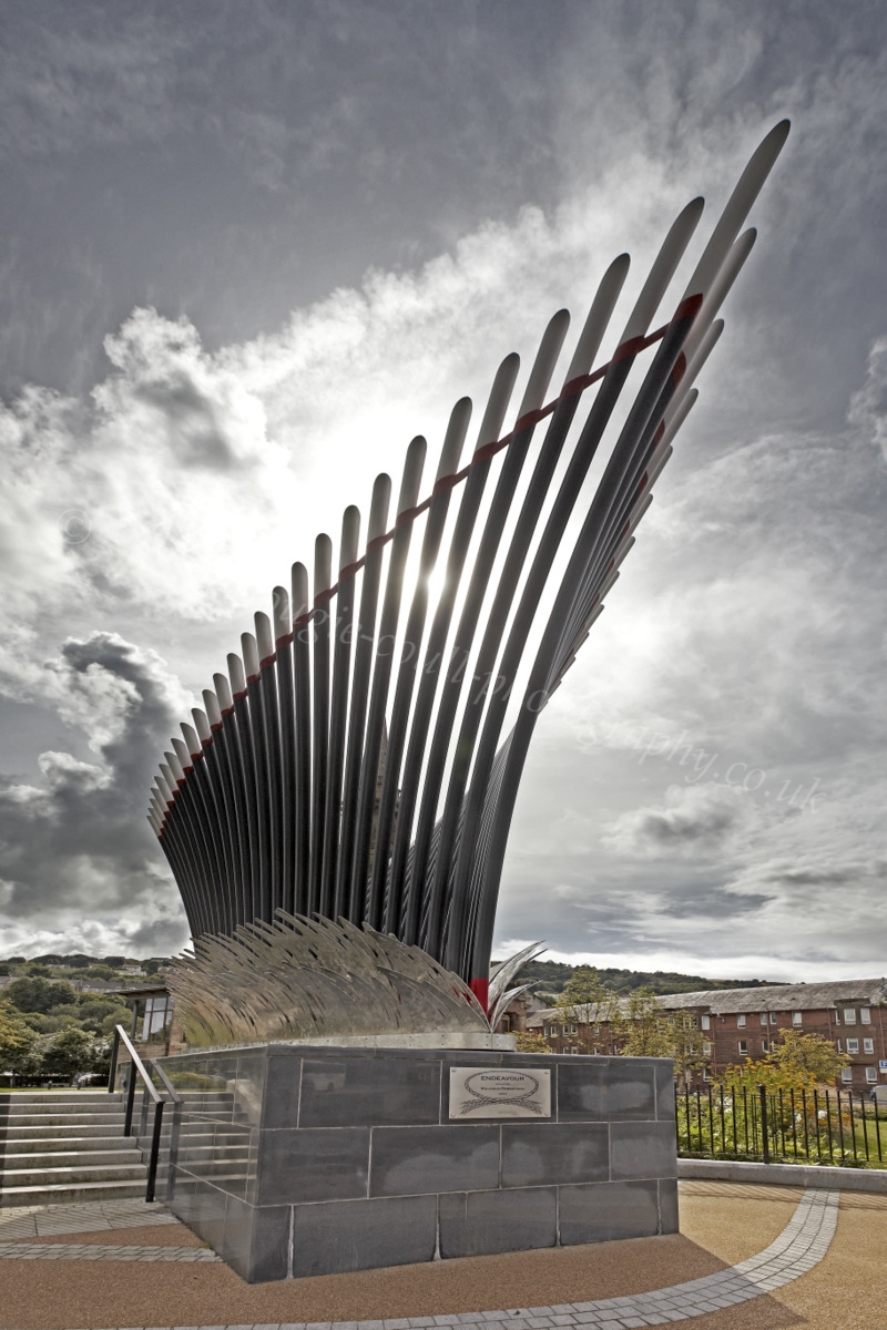 Dougie Coull Photography The sculpture 'Endeavour' Port Glasgow