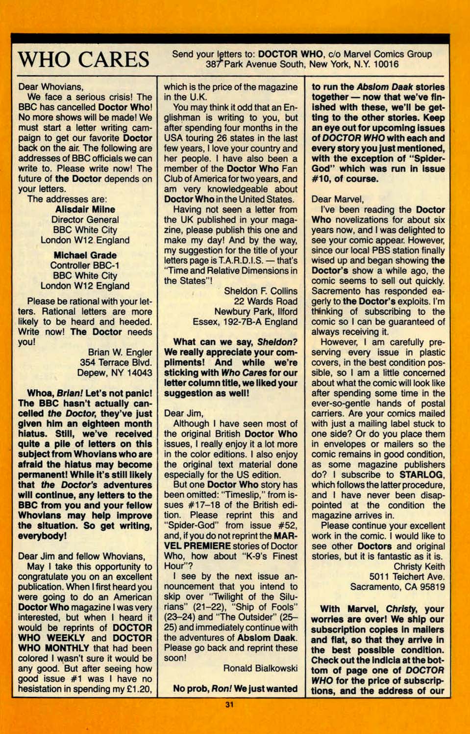 Doctor Who (1984) issue 14 - Page 33