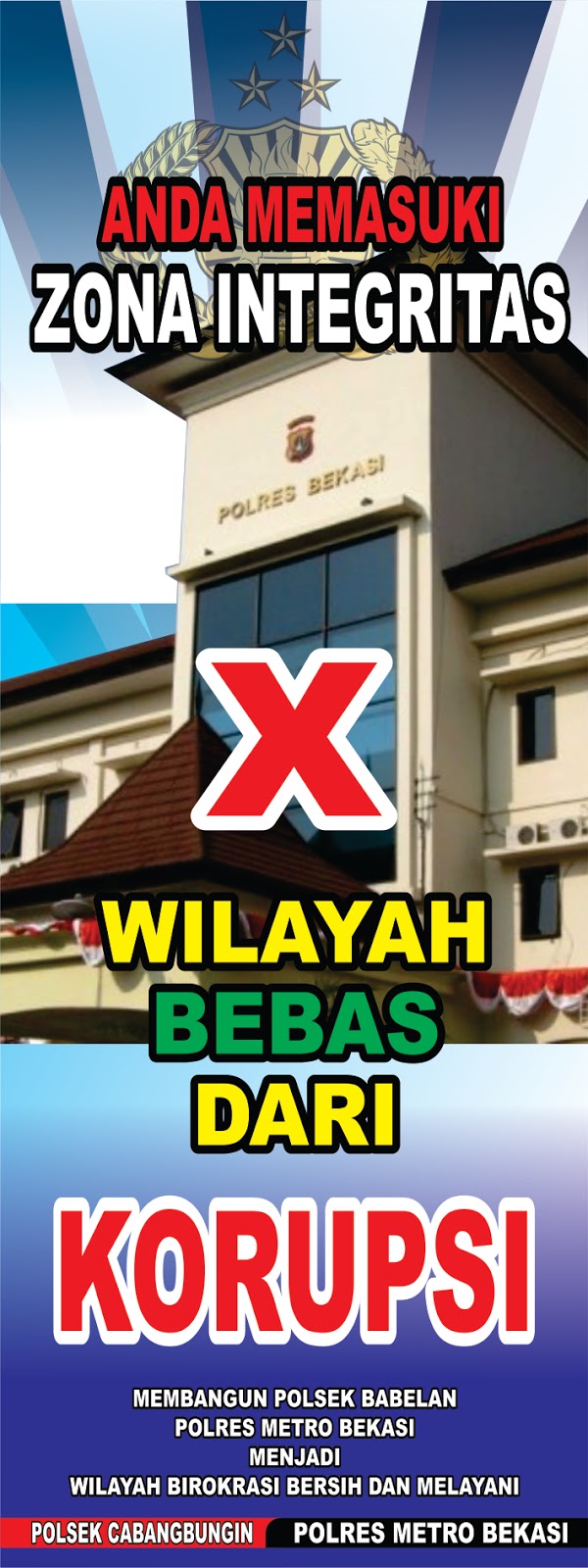 Spanduk Kami Siap Melayani ( Polsek Cabangbungin ) - Agen87