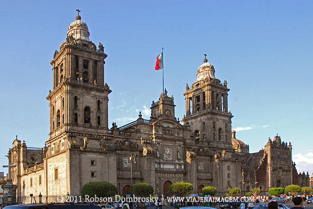 catedral no zocalo da cidade do mexico
