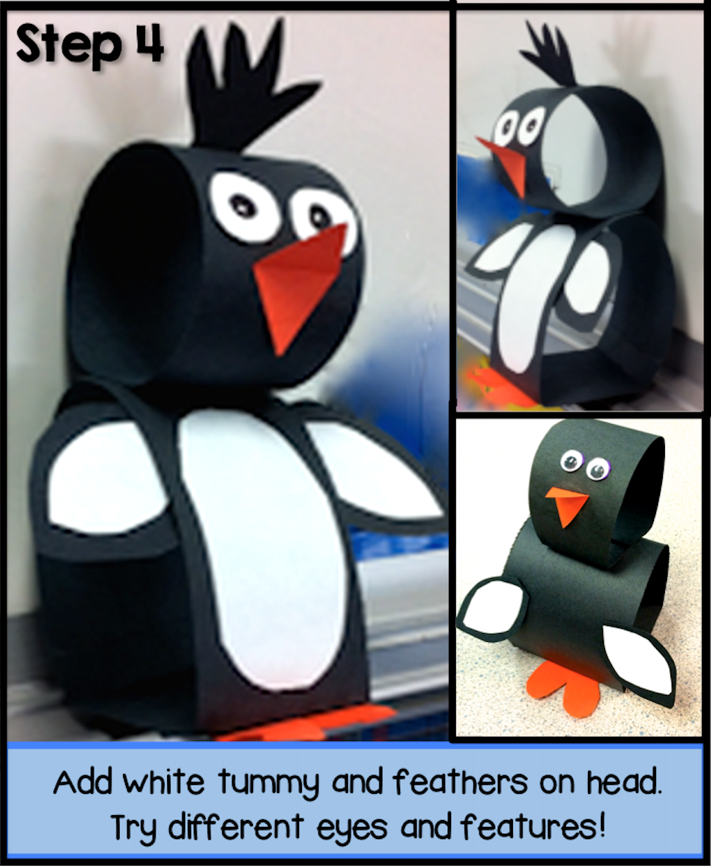 Pop-Up Penguins art project directions