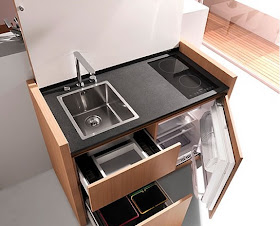 decora y disena: Diseño de Mini Cocina: Ahorra Espacio