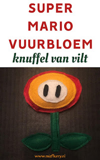 Super Mario Vuurbloem knuffel