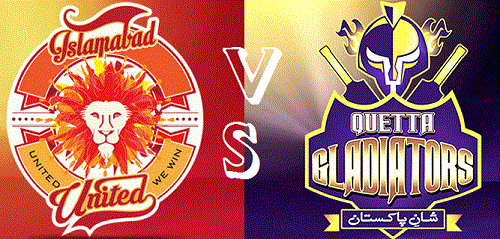 Islamabad United vs Quetta Gladiators At Dubai PSL T20 4th February 2016
