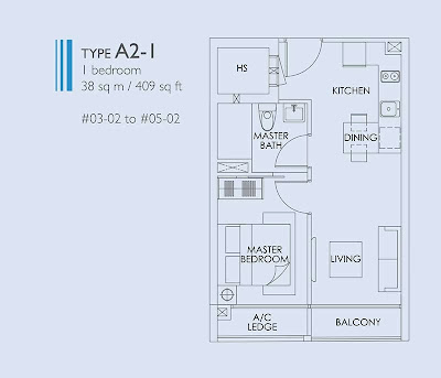 28RC Suites 1 Bedroom Floor Plans