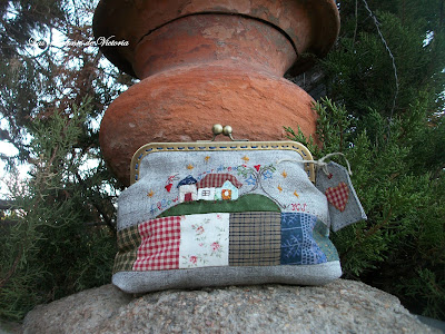 Las creaciones de Victoria. Country. Patchwork. Monedero boquilla