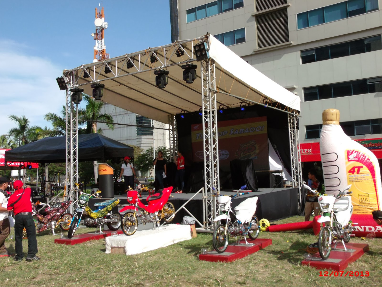 underbone tuner: The new Honda XRM Product Launch and Bike Show