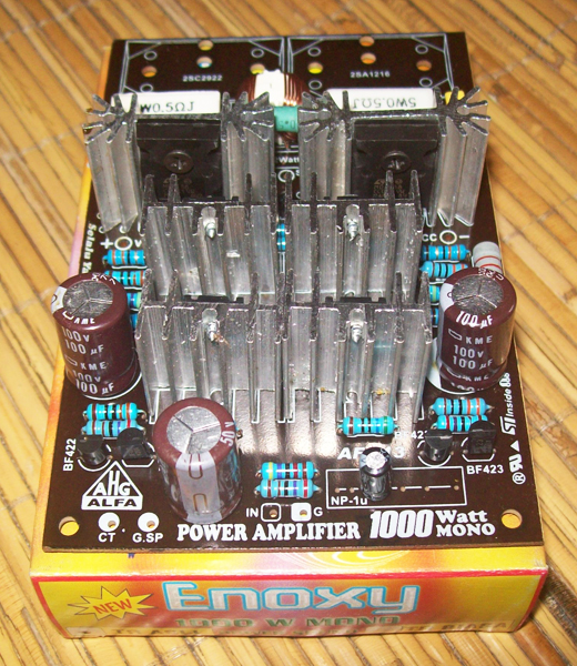 3 Stages Driver 1000W Mono Power Amplifier [ KIT ] Electronic Circuit