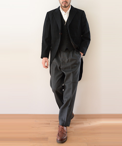 日本の古着》 モーニングコート セットアップ 50年代 ジャパン