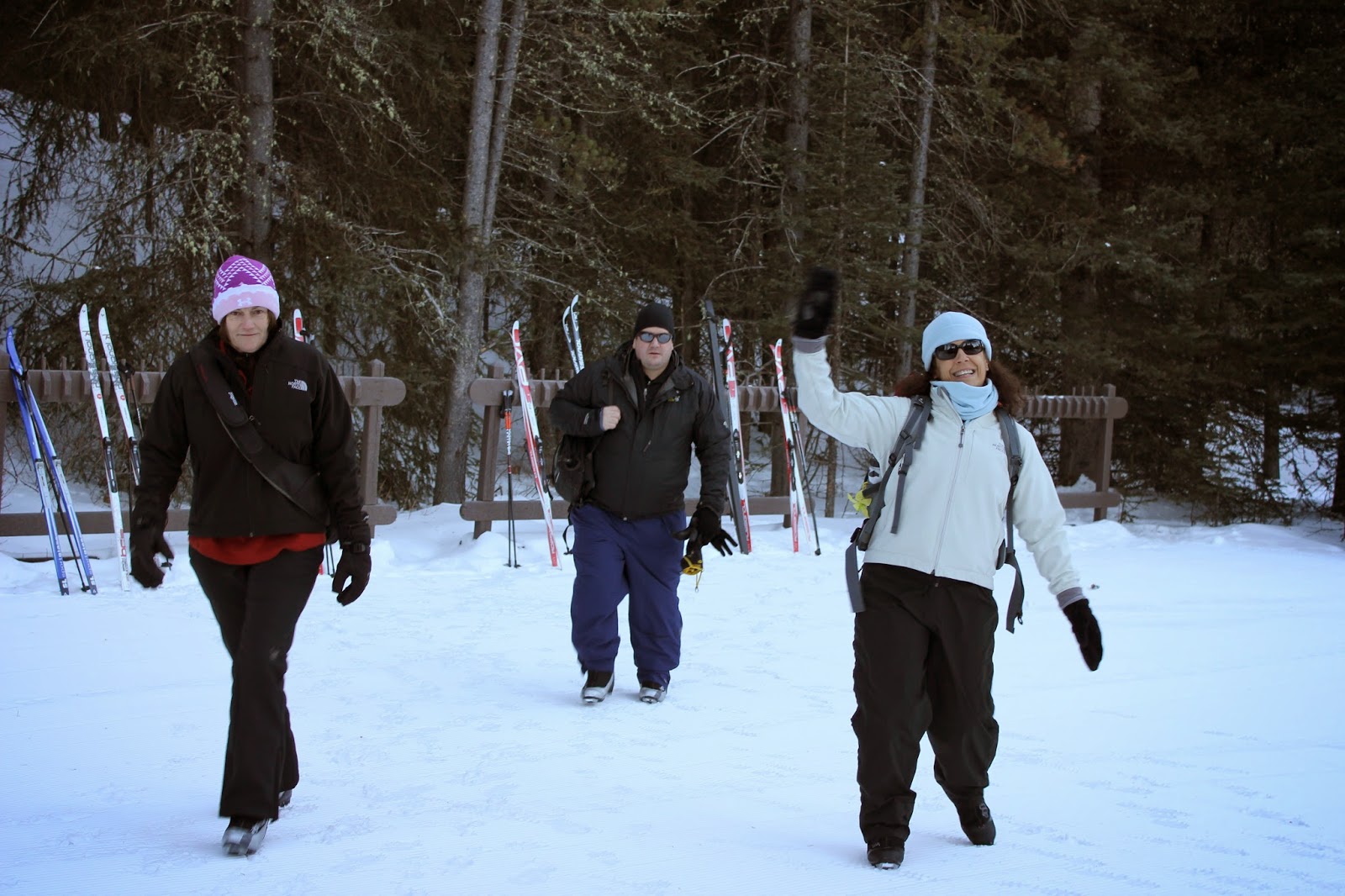 Candy and Jim's Great Canadian Adventure Cross Country Skiing Lesson