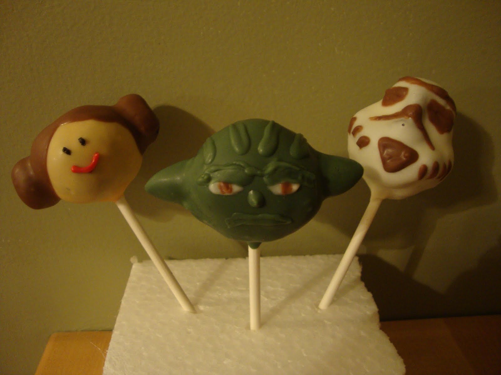 Star wars cake pops