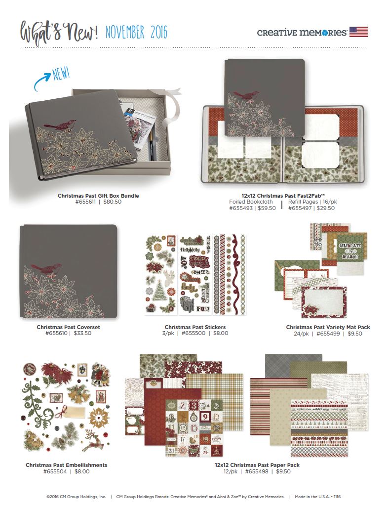 Curious Impossibilities Creative Memories New Products for November 2016