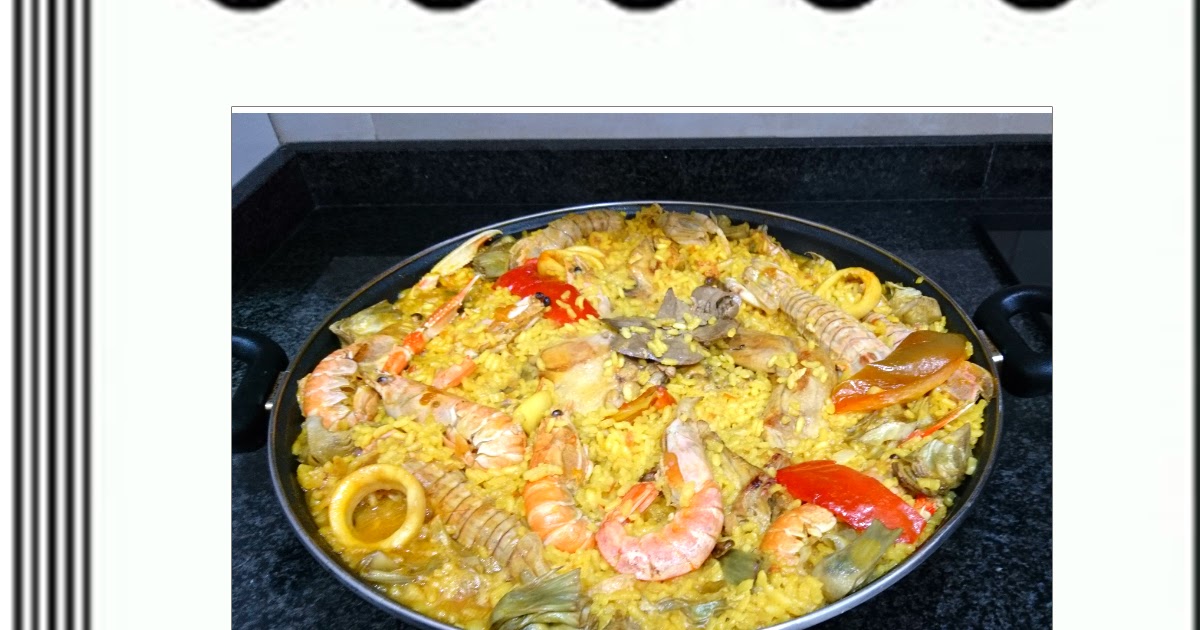 PAELLA DE MARISCO Y CONEJO