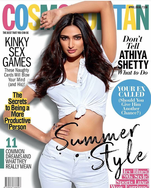 Athiya Shetty Covers the April 2018 Issue of Cosmopolitan Mag