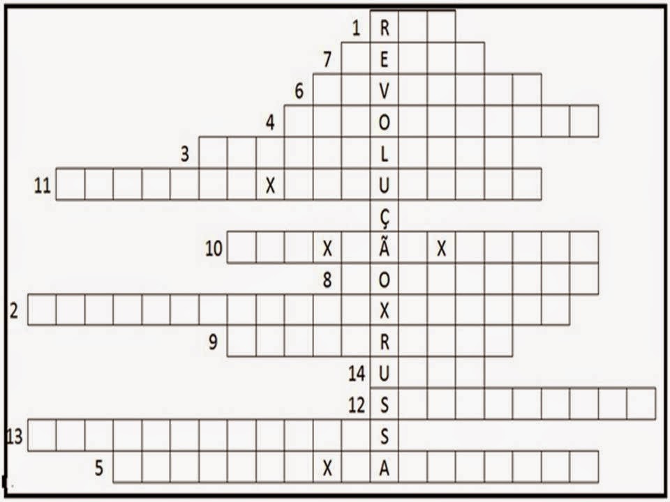 História para todos: Cruzadinha Revolução Russa