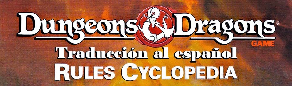 Dungeons & Dragons Rules Cyclopedia Traducido a español
