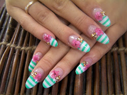 nail designs nails long pink colorful cute easy hands unas manicure styles xcitefun largas nailart pretty french unique tips decoradas