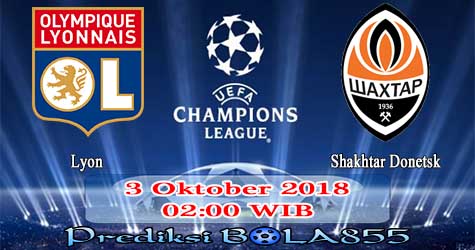 Prediksi Bola855 Lyon vs Shakhtar Donetsk 3 Oktober 2018 Prediksi Bola855 Lyon vs Shakhtar Donetsk 3 Oktober 2018